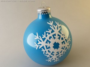 christmas bulb 3D Model