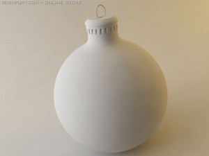 christmas bulb 3D Model