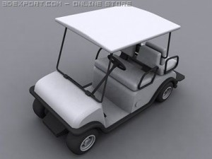 golf cart 3D Модель