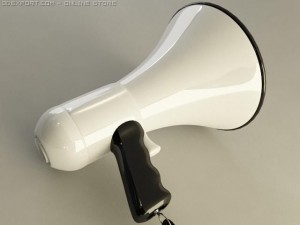 megaphone 3Dモデル