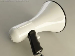 megaphone 3D Model