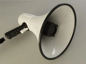 megaphone 3D Model