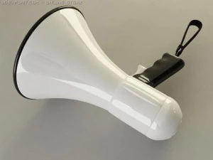 megaphone 3D Model