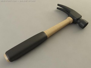 claw hammer 3D Model