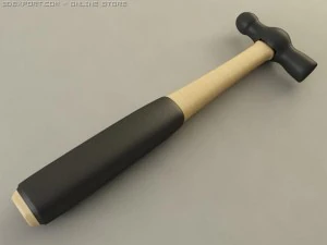 ball peen hammer 3D Model
