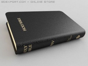 holy bible Model 3D