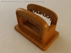 uchwyt na serwetki Model 3D