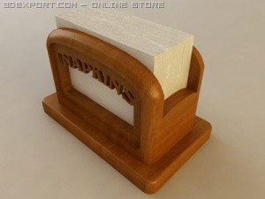 napkin holder 3D Model