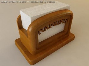 napkin holder 3D Model