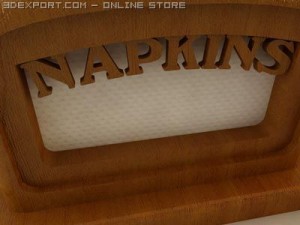 napkin holder 3D Model