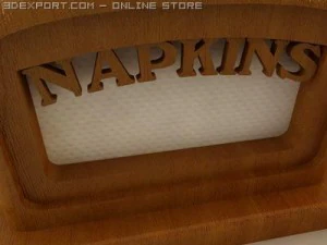 napkin holder 3D Model