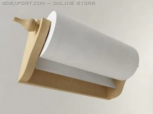 wallmounted paper towel holder 3D Model