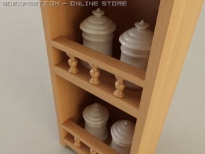 spice rack Modelo 3D