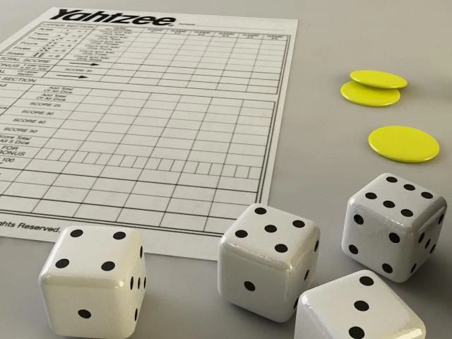 yahtzee 3D Model .c4d .max .obj .3ds .fbx .stl .blend