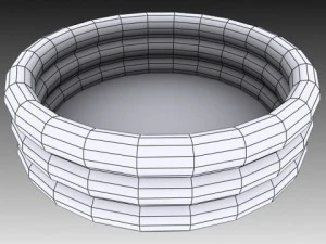 inflatable swimming pool 3D Model