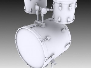 bass drum 3D 모델