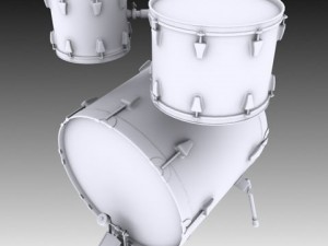 bass drum 3D 모델