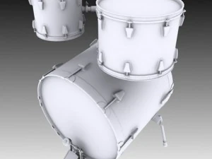 bass drum 3D Model