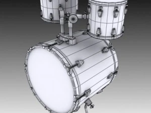 bass drum 3D Model