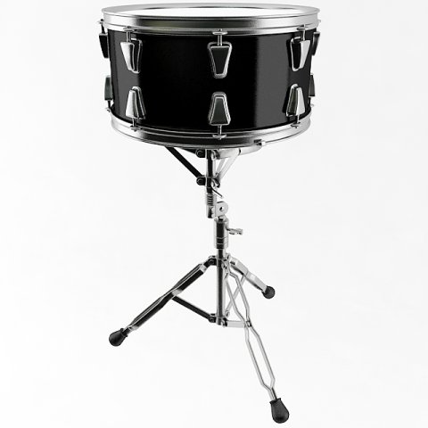 snare drum Model 3D .c4d .max .obj .3ds .fbx .stl .blend 