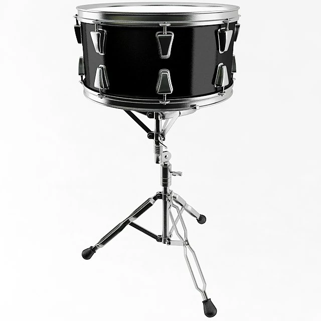 snare drum 3D Model .c4d .max .obj .3ds .fbx .stl .blend 