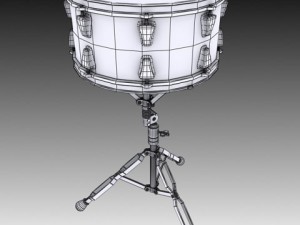 snare drum Model 3D