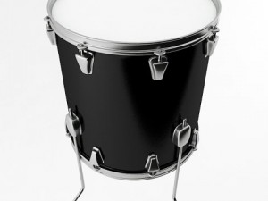 floor tom drum 3D 모델
