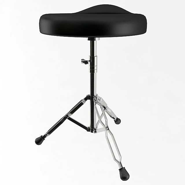 drum stool 3D Model .c4d .max .obj .3ds .fbx .stl .blend 