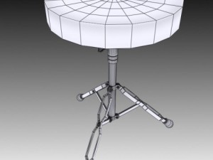 drum stool Modelo 3D