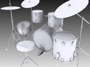 drum kit 3D Model