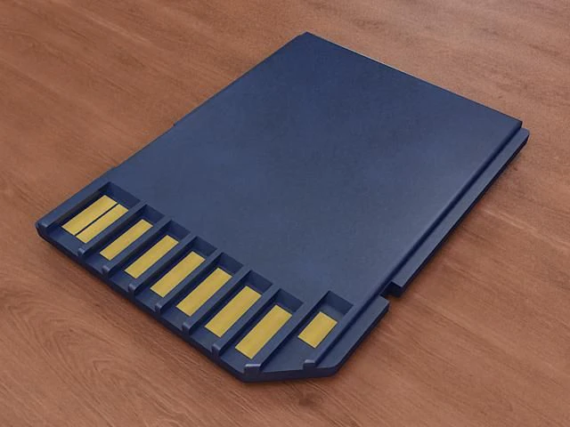 sd card 3D Model .c4d .max .obj .3ds .fbx .stl .blend 