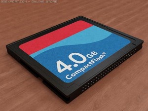 cf card 3D Model