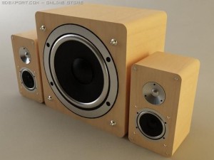 speaker set Model 3D