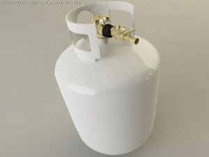 r&eacute;servoir de propane Modèle 3D