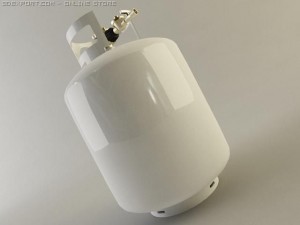 propane tank Model 3D