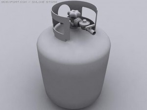 propane tank Model 3D