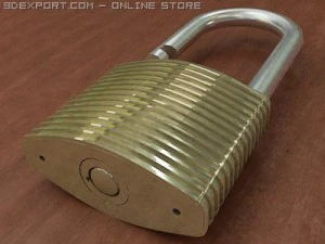 padlock 3D Model