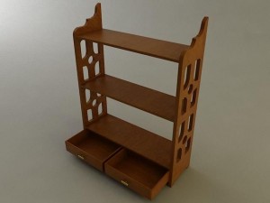 knick knack shelf 3D 模型