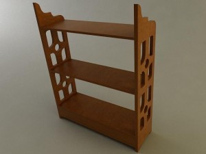 knick knack shelf 3D 模型