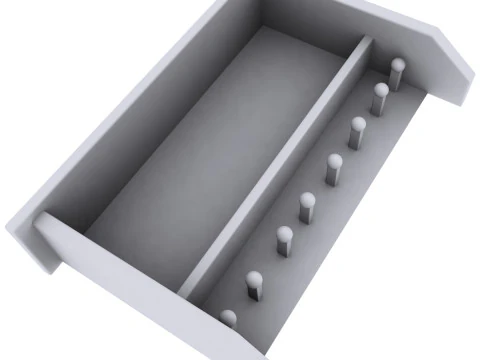 Shaker style shelf 3D Model