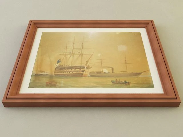 picture frame style b 3D Model .c4d .max .obj .3ds .fbx .stl .blend 