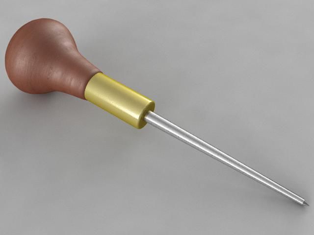 scratch awl 3D Model .c4d .max .obj .3ds .fbx .stl .blend 