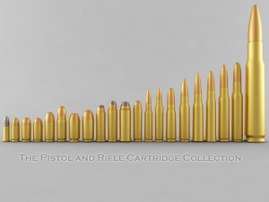 the pistol and rifle cartridge 3D मॉडल