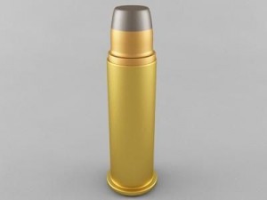the pistol and rifle cartridge 3D मॉडल