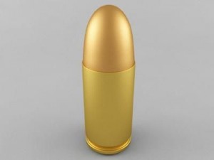 the pistol and rifle cartridge 3D मॉडल