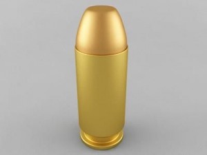 the pistol and rifle cartridge 3D मॉडल