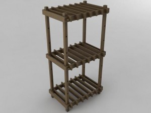 adjustable plant shelf Modello 3D