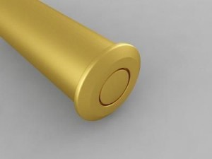 7.62x54r cartridge 3D Model