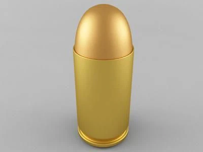9x18 makarov cartridge 3D Model .c4d .max .obj .3ds .fbx .stl .blend