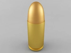9x19 parabellum cartridge 3D Model